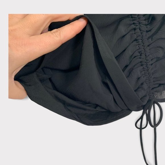 Superdown x Draya Michele Chiffon Strapless Top Medium - Picture 4 of 8